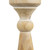 Two Tone Wooden Pedestal Pillar Candle Holder - 12" - IMAGE 5