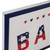 Backyard Barbeque Metal Wall Sign Patriotic Decoration - 23"