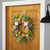 Rose and Hydrangea Floral Spring Wreath - 26" - Pink and Yellow - IMAGE 1