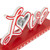 Heart and Floral "Love" Valentine's Day Photo Frame - 12" - IMAGE 6