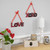Wooden LOVE and XOXO Valentine's Day Wall Decorations - 8" - Red and Black - Set of 2 - IMAGE 2