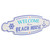 Welcome To Our Beach House Metal Wall Sign - 25.25" - IMAGE 3