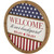 Welcome to Our Backyard Americana Framed Wall Sign - 11.75" - IMAGE 4