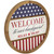 Welcome to Our Backyard Americana Framed Wall Sign - 11.75" - IMAGE 5