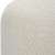 Faux Shearling Plush Ottoman - 20" - White and Black - IMAGE 6