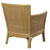 Woven Rattan Accent Chair with Cushions - 33" - Brown and White