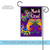 Masquerade Masks "Mardi Gras!" Outdoor Garden Flag - 18" x 12.5" - Purple and Green - IMAGE 5