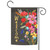 Pink and Red Floral Bouquet Welcome Outdoor Rectangular Double Sided Garden Flag 18" x 12.5" - IMAGE 1