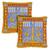 Set of 2 Festival of Lights Outdoor Patio Throw Pillow Covers 18” - IMAGE 1