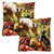 Set of 2 Fall Harvest Farm Friends Outdoor Patio Throw Pillow Covers 18” - IMAGE 1