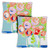 Set of 2 Rosebud Bunch Outdoor Patio Throw Pillow Covers 18” - IMAGE 1