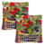 Set of 2 Geranium Basket Outdoor Patio Throw Pillow Covers 18" - IMAGE 1