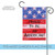 Patriotic 'Proud To Be An American' Outdoor Garden Flag 18" x 12.5" - IMAGE 5