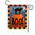 Black Cat and Pumpkin "Boo!" Halloween Outdoor Garden Flag - 18" x 12.5" - IMAGE 1
