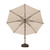 11.5ft Outdoor Octagonal Patio Umbrella, Taupe Brown - IMAGE 4