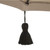 8ft Outdoor Patio Round Sunbrella Market Umbrella with Black Auto Tilt, Antique Beige - IMAGE 4