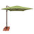 10ft Outdoor Patio Market Umbrella Bali with Cross Bar Stand, Ginkgo - IMAGE 1