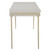 Two Drawer Desk with Shagreen Wrapped Top - 48" - White and Gold - IMAGE 6