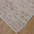 8' x 10' Textured Hand Knotted Rectangular Wool Area Throw Rug - Cream and Brown - IMAGE 3