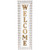 Rustic Welcome Wooden Wall Sign - 24" - White - IMAGE 1