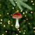 5" Sequined Mushroom Glass Christmas Ornament - IMAGE 2