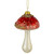 5" Sequined Mushroom Glass Christmas Ornament - IMAGE 4