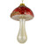 5" Sequined Mushroom Glass Christmas Ornament - IMAGE 5