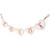 Hearts "XOXO" Valentine's Day Metal Banner - 32" - White and Red - IMAGE 4