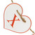 Hearts "XOXO" Valentine's Day Metal Banner - 32" - White and Red - IMAGE 5