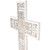 Embossed Cut-Out Cross Wall Decoration - 11.75" - Antique Cream - IMAGE 6