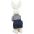 Standing Girl Bunny with Basket Easter Figure - 19" - Navy Blue - IMAGE 6