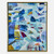 Handcrafted Abstract Splashy Framed Wall Art - 54.5" x 43.5" - IMAGE 1