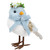 Plush Bluebird with Gingham Bow Easter Figurine - 7.25" - IMAGE 4