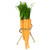 Straw Carrot Easter Decorations - 9"- Orange and Green - Set of 3 - IMAGE 4
