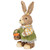 Sisal Girl in Dress with Basket Easter Bunny Figure Decoration - 13.75" - IMAGE 4