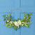Hydrangea and Fern Golden Ring Half Wreath - 24" - IMAGE 1