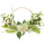 Hydrangea and Fern Golden Ring Half Wreath - 24" - IMAGE 2