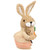 Plush Boy Easter Rabbit Figurine with Carrots - 11" - IMAGE 4