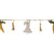 Plush Rabbit and Carrot Twine Easter Garland -3.5' - IMAGE 5