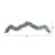 9' x 12" Pre-Lit Flocked Artificial Christmas Garland, Warm White LED Lights - IMAGE 2