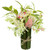 Hydrangea and Berry Floral Spring Bouquet - 14" - Pink - IMAGE 1