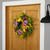 Peonies and Forsythia Spring Wreath - 24" - Yellow and Purple - IMAGE 3