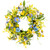 Daisy and Cosmos Floral Spring Wreath - 24" - Yellow and Blue - IMAGE 1