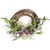 24" Purple Allium, Statice and Lavender Half Spring Wreath - IMAGE 1