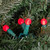 LED G12 Berry Christmas Lights - Red - 16' Green Wire - 50 ct - IMAGE 2