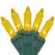 Mini Christmas Lights - Yellow - 20.25' Green Wire - 100ct - IMAGE 1