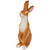 Standing Curious Bunny Outdoor Garden Statue - 19" - IMAGE 1