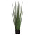 4' Artificial Two-Tone Snake Grass Potted Plant - IMAGE 1