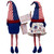 Stars and Stripes Patriotic Gnomes with Dangling Legs - 21.25" - Set of 2 - IMAGE 5