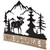 Welcome Moose Wooden Wall Sign - 11.75" - Brown - IMAGE 4